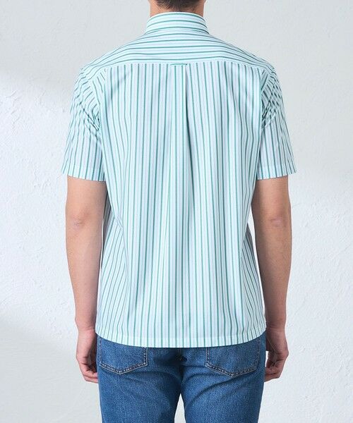 BAKER STREET / ベイカー・ストリート シャツ・ブラウス | BEYONTECH(R) オルタネートストライププリントジャージーシャツ | 詳細5