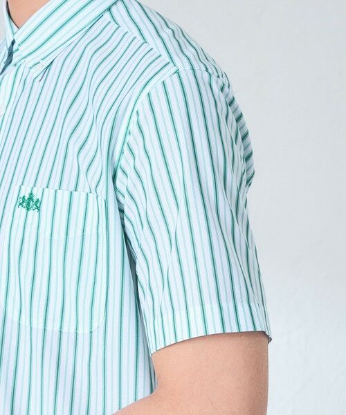 BAKER STREET / ベイカー・ストリート シャツ・ブラウス | BEYONTECH(R) オルタネートストライププリントジャージーシャツ | 詳細6