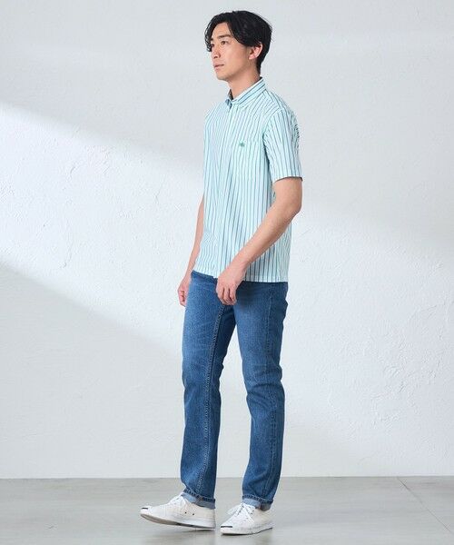 BAKER STREET / ベイカー・ストリート シャツ・ブラウス | BEYONTECH(R) オルタネートストライププリントジャージーシャツ | 詳細2