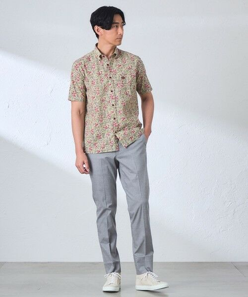 BAKER STREET / ベイカー・ストリート シャツ・ブラウス | ミラクルウェーブリバティプリントシャツ | 詳細3