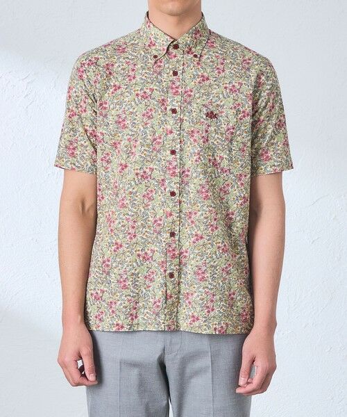 BAKER STREET / ベイカー・ストリート シャツ・ブラウス | ミラクルウェーブリバティプリントシャツ | 詳細4