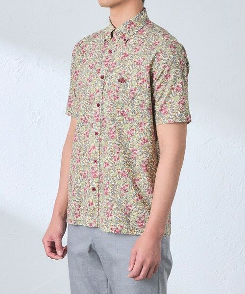 BAKER STREET / ベイカー・ストリート シャツ・ブラウス | ミラクルウェーブリバティプリントシャツ | 詳細5