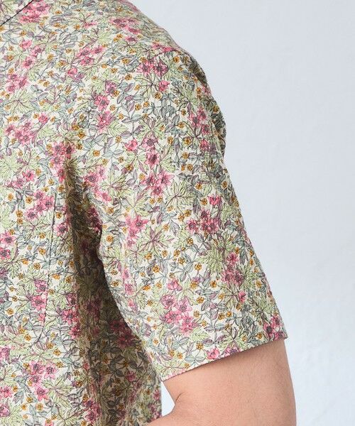 BAKER STREET / ベイカー・ストリート シャツ・ブラウス | ミラクルウェーブリバティプリントシャツ | 詳細7