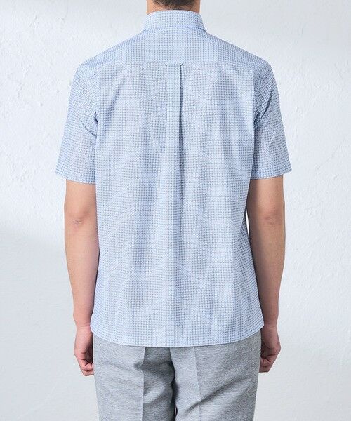 BAKER STREET / ベイカー・ストリート シャツ・ブラウス | BEYONTECH(R) フラワー小紋プリントジャージーシャツ | 詳細5