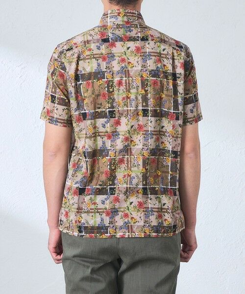 BAKER STREET / ベイカー・ストリート シャツ・ブラウス | タータン×フラワープリントシャツ | 詳細6