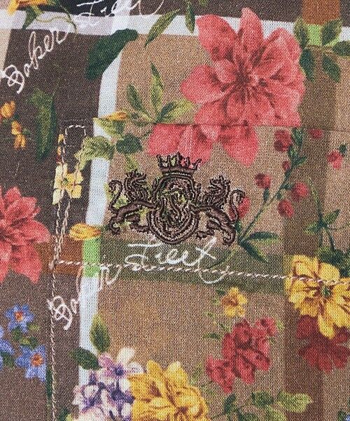 BAKER STREET / ベイカー・ストリート シャツ・ブラウス | タータン×フラワープリントシャツ | 詳細9