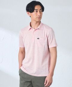 BAKER STREET / ベイカー・ストリート カットソー | 麻混ドットポロシャツ(2L・3Lあり)