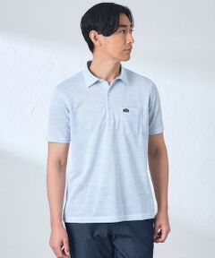 BAKER STREET / ベイカー・ストリート カットソー | 麻混ドットポロシャツ(2L・3Lあり)