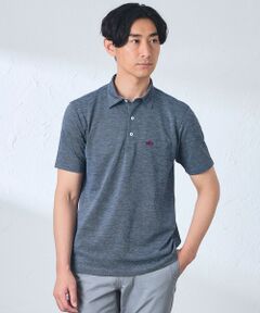 BAKER STREET / ベイカー・ストリート カットソー | 麻混ドットポロシャツ(2L・3Lあり)