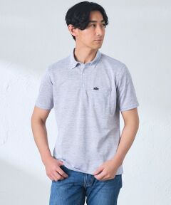 BAKER STREET / ベイカー・ストリート カットソー | 麻混ドットポロシャツ(2L・3Lあり)