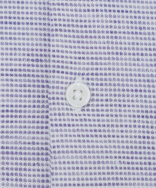 BAKER STREET / ベイカー・ストリート カットソー | 麻混ドットポロシャツ(2L・3Lあり) | 詳細12