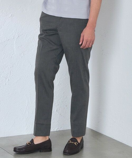 BAKER STREET / ベイカー・ストリート その他パンツ | 【ウォッシャブル】【Adjustable Fit】麻混COOLMAXトロピカルトラウザース（グレー1）
