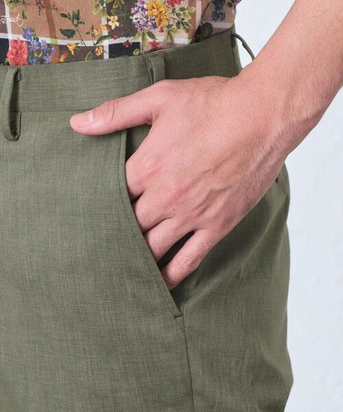 BAKER STREET / ベイカー・ストリート その他パンツ | 【ウォッシャブル】【Adjustable Fit】麻混COOLMAXトロピカルトラウザース | 詳細6