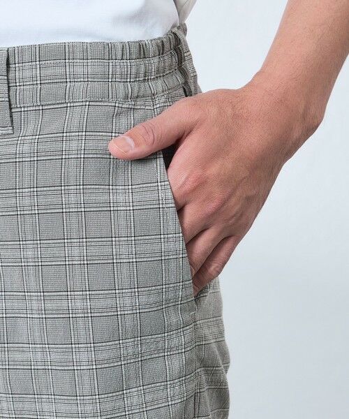 BAKER STREET / ベイカー・ストリート その他パンツ | 【ウォッシャブル】綿麻COOLMAX グレンチェックサッカーショーツ | 詳細7