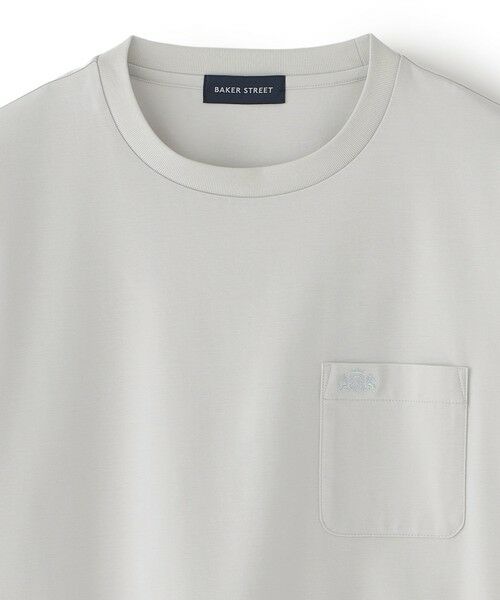 BAKER STREET / ベイカー・ストリート カットソー | 【接触冷感】BEYONTECH(R) シルケットプラチナポンチTシャツ | 詳細2