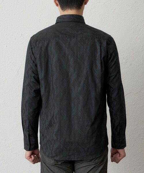 BAKER STREET / ベイカー・ストリート シャツ・ブラウス | 幾何学ジャカードシャツ | 詳細4
