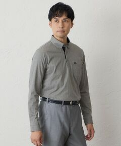 BAKER STREET / ベイカー・ストリート カットソー | BEYONTECH(R) デニムライクロングスリーブポロシャツ
