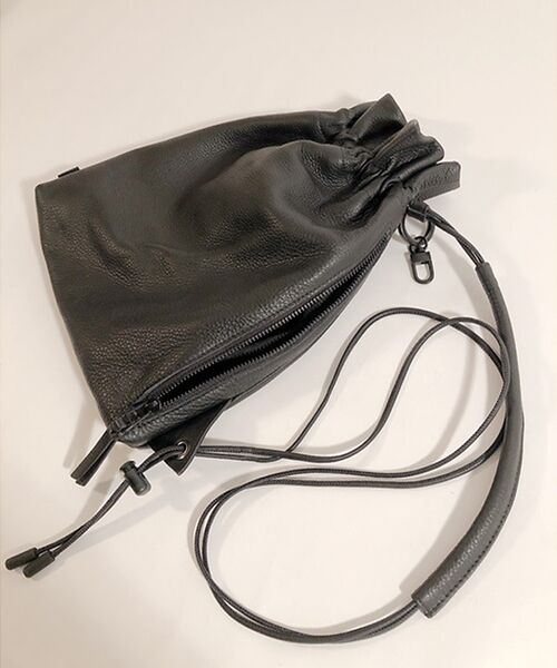 alfredoBANNISTER / アルフレッド・バニスター ショルダーバッグ | 【waku】KURO drawstring bag / 巾着ショルダー | 詳細3