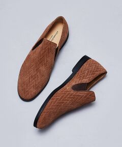 alfredoBANNISTER / アルフレッド・バニスター シューズ | 【定番木型】メッシュ型押し / サイドゴア レザースリッポン