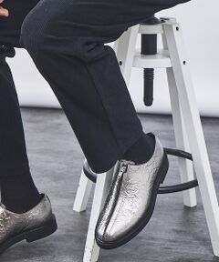 alfredoBANNISTER / アルフレッド・バニスター シューズ | センター ジップ パターン レザーシューズ