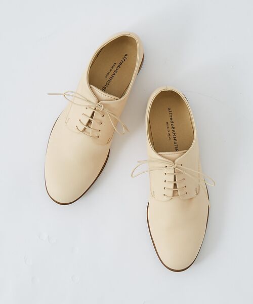 alfredoBANNISTER / アルフレッド・バニスター シューズ | 【ヌメ革】ソフトレザー カウンターレス プレーントゥシューズ | 詳細13