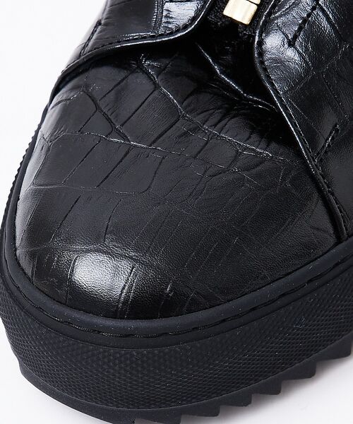 alfredoBANNISTER / アルフレッド・バニスター スニーカー | 【LEON別注】クロコ型押し センタージップ スタッズ スニーカー | 詳細9