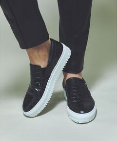 alfredoBANNISTER / アルフレッド・バニスター スニーカー | 【Margome sole】シャークソール クロコダイル柄 レザー スニーカー