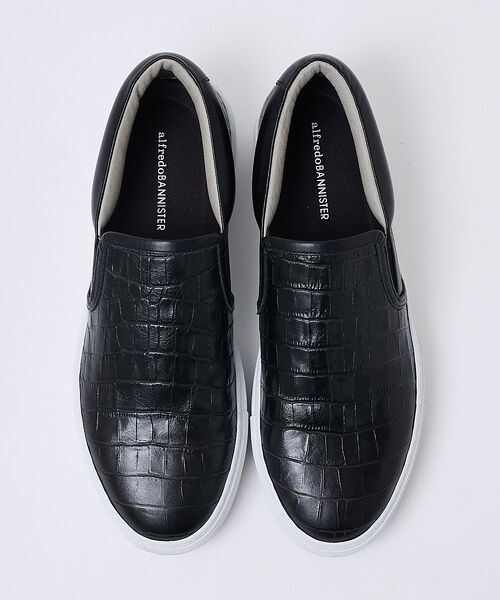 alfredoBANNISTER / アルフレッド・バニスター スニーカー | 【Margome sole】シャークソール クロコダイル柄 レザー スニーカー | 詳細28
