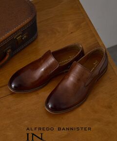 alfredoBANNISTER / アルフレッド・バニスター シューズ | 【WEB別注】プレーントゥ レザー スリッポン