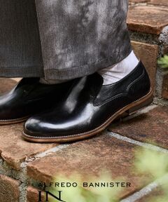 alfredoBANNISTER / アルフレッド・バニスター シューズ | 【WEB別注】プレーントゥ レザー スリッポン