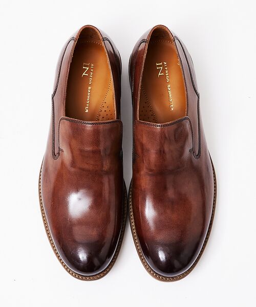 alfredoBANNISTER / アルフレッド・バニスター シューズ | 【WEB別注】プレーントゥ レザー スリッポン | 詳細3