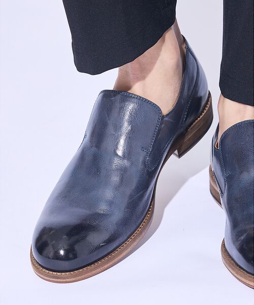 alfredoBANNISTER / アルフレッド・バニスター シューズ | 【WEB別注】プレーントゥ レザー スリッポン | 詳細12