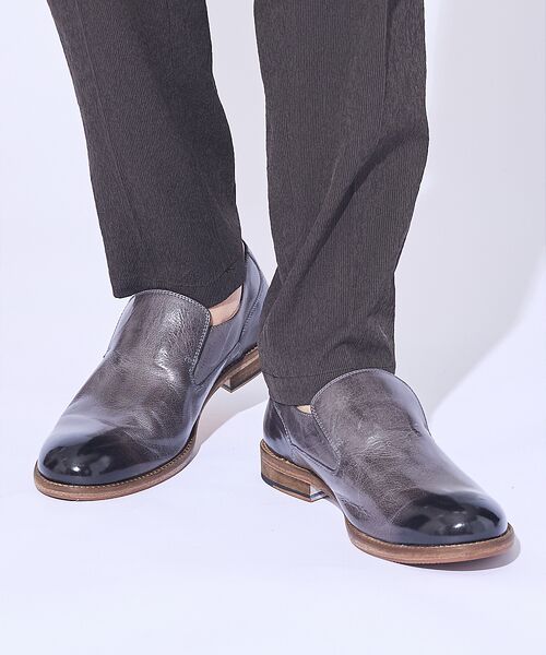 alfredoBANNISTER / アルフレッド・バニスター シューズ | 【WEB別注】プレーントゥ レザー スリッポン | 詳細24
