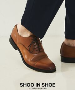 alfredoBANNISTER / アルフレッド・バニスター ビジネス・ドレスシューズ | 【アルゼンチンレザー使用】内羽根 ストレートチップ ドレスシューズ /  ビジネ