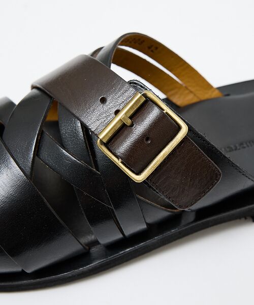 alfredoBANNISTER / アルフレッド・バニスター サンダル | 【WEB別注】マルチクロスレザーサンダル | 詳細9