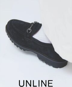 ブラック エナメル アルフレッドバニスター　alfredoBANNISTER アルフレッド・バニスター alfredoBANNISTER ダブルジップ