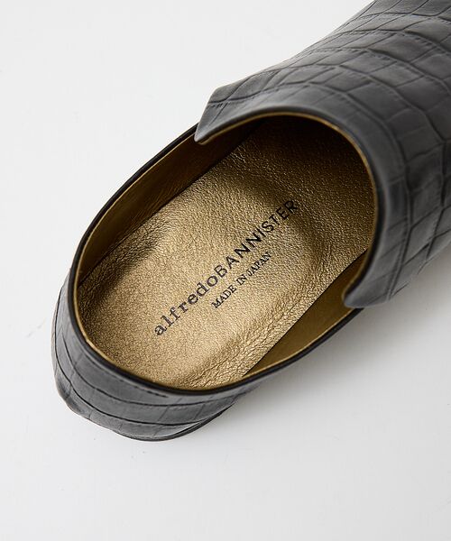 alfredoBANNISTER / アルフレッド・バニスター シューズ | 【型押し】ドレープ フラット シューズ | 詳細10