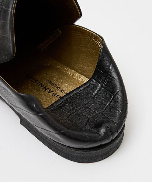 alfredoBANNISTER / アルフレッド・バニスター シューズ | 【型押し】ドレープ フラット シューズ | 詳細9
