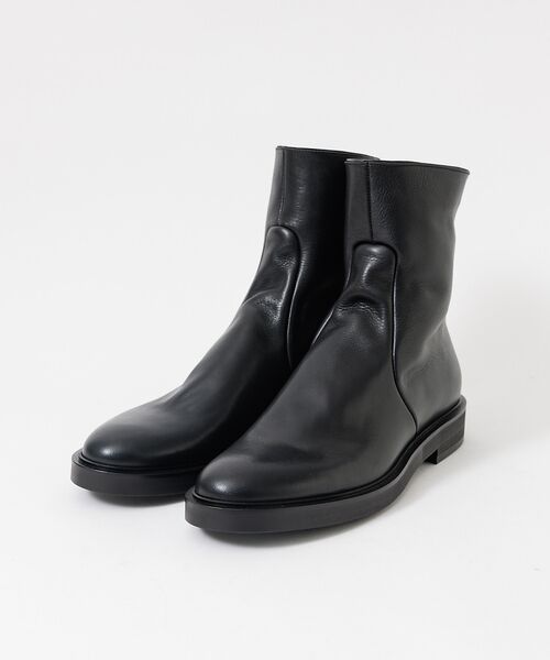 alfredoBANNISTER / アルフレッド・バニスター ブーツ（ショート丈） | 【ソフトレザー】ドレープ ロング バックジップ ブーツ | 詳細2