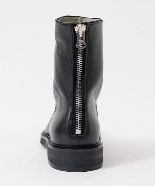 alfredoBANNISTER / アルフレッド・バニスター ブーツ（ショート丈） | 【ソフトレザー】ドレープ ロング バックジップ ブーツ | 詳細3