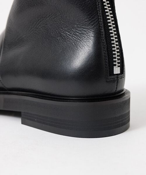 alfredoBANNISTER / アルフレッド・バニスター ブーツ（ショート丈） | 【ソフトレザー】ドレープ ロング バックジップ ブーツ | 詳細4