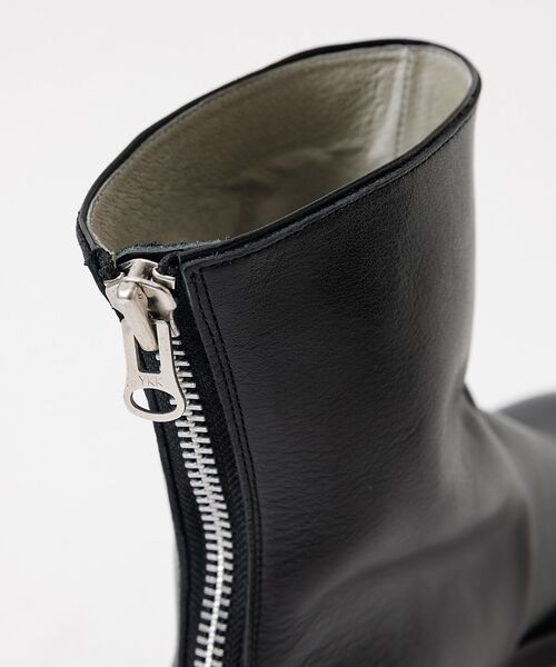 alfredoBANNISTER / アルフレッド・バニスター ブーツ（ショート丈） | 【ソフトレザー】ドレープ ロング バックジップ ブーツ | 詳細6