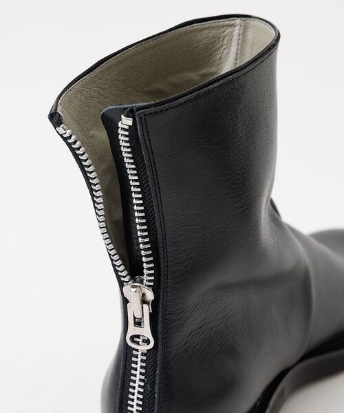 alfredoBANNISTER / アルフレッド・バニスター ブーツ（ショート丈） | 【ソフトレザー】ドレープ ロング バックジップ ブーツ | 詳細7