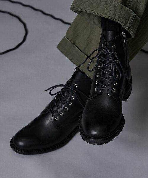 alfredoBANNISTER / アルフレッド・バニスター ブーツ(ショート丈) | レースアップ ワークブーツ | 詳細12