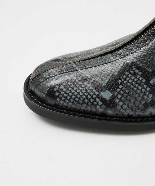 alfredoBANNISTER / アルフレッド・バニスター ブーツ(ショート丈) | 【MADE IN JAPAN】センタージップ スネーク レザー ブーツ | 詳細10