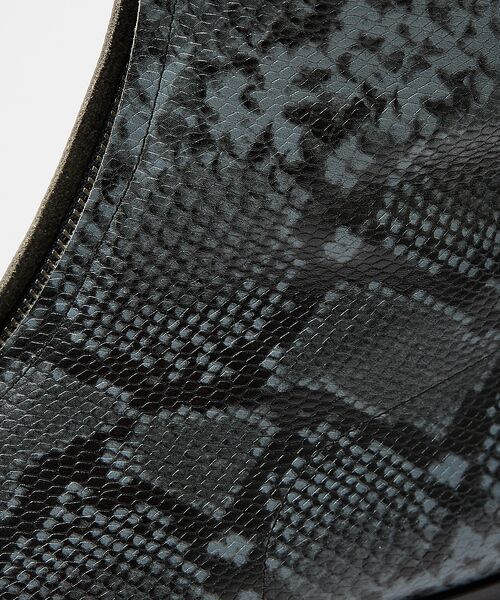 alfredoBANNISTER / アルフレッド・バニスター ブーツ(ショート丈) | 【MADE IN JAPAN】センタージップ スネーク レザー ブーツ | 詳細12