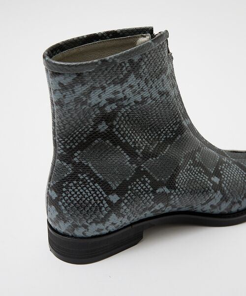 alfredoBANNISTER / アルフレッド・バニスター ブーツ(ショート丈) | 【MADE IN JAPAN】センタージップ スネーク レザー ブーツ | 詳細13