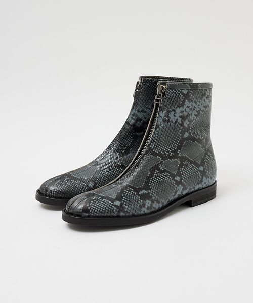 alfredoBANNISTER / アルフレッド・バニスター ブーツ(ショート丈) | 【MADE IN JAPAN】センタージップ スネーク レザー ブーツ | 詳細2