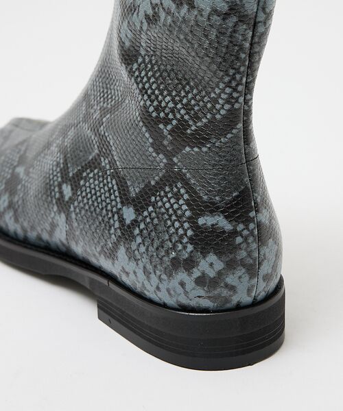 alfredoBANNISTER / アルフレッド・バニスター ブーツ(ショート丈) | 【MADE IN JAPAN】センタージップ スネーク レザー ブーツ | 詳細5