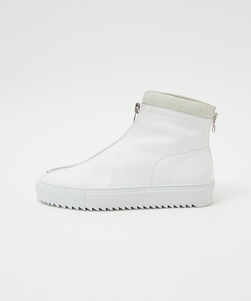 alfredoBANNISTER/アルフレッド・バニスター 【MADE IN JAPAN】ダブルジップ スニーカー ホワイト 40